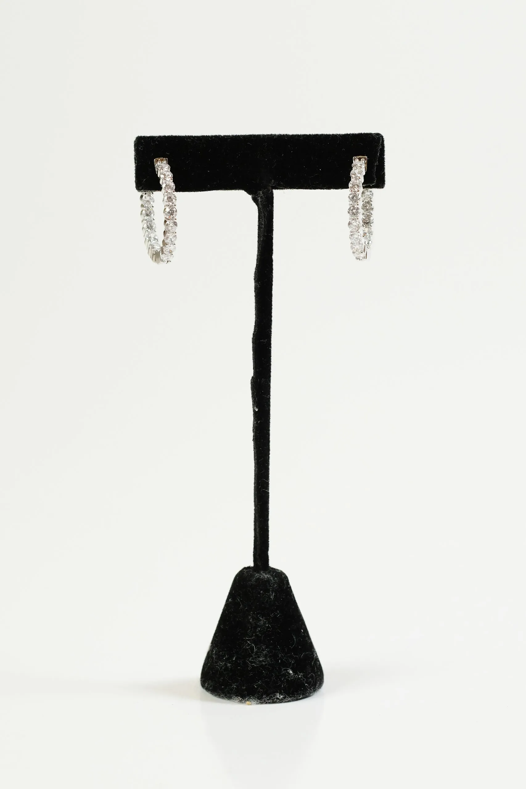 Designer inspired CZ Hoops | Resort Wear Jewelry