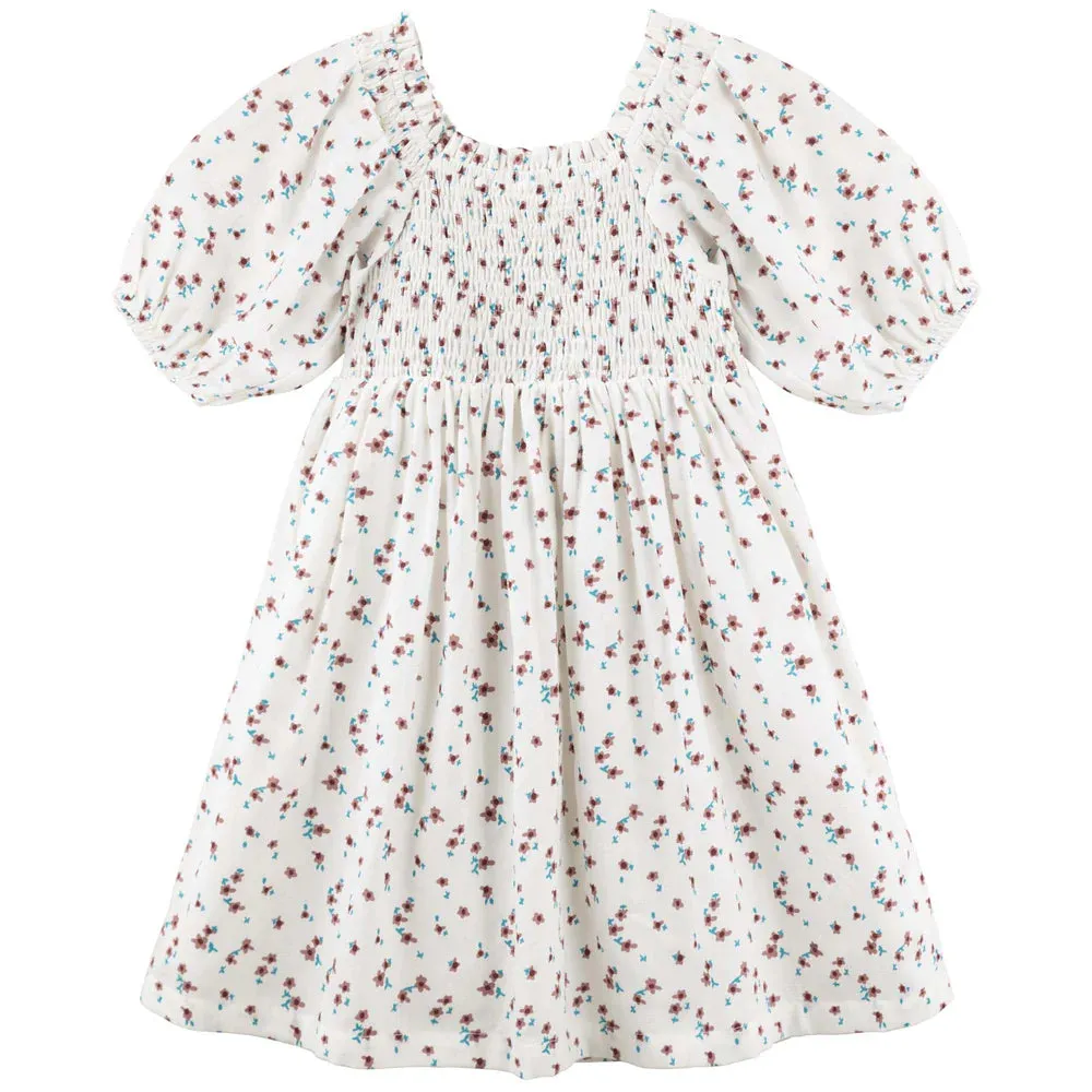 Designer Kidz Evie Puff Sleeve Dress