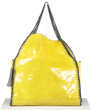 dias Yellow Classic Printed Canvas Tote One Size