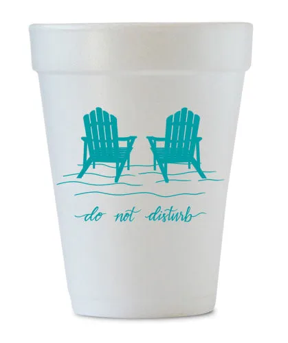 Do Not Disturb Styrofoam Cups