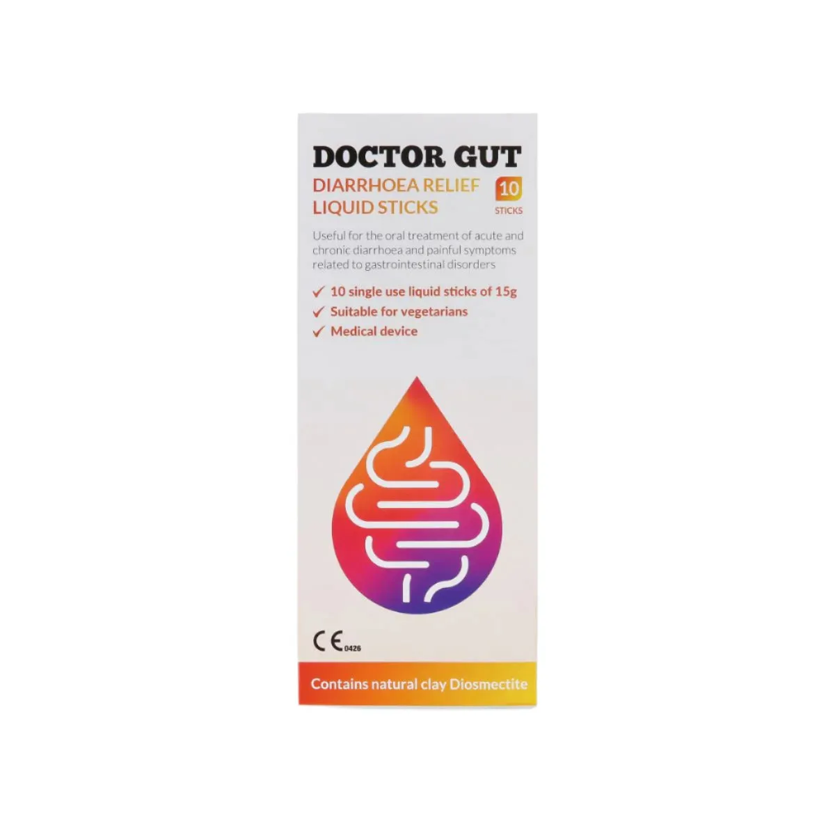 Doctor Gut | Diarrhoea Relief sachets | 10s