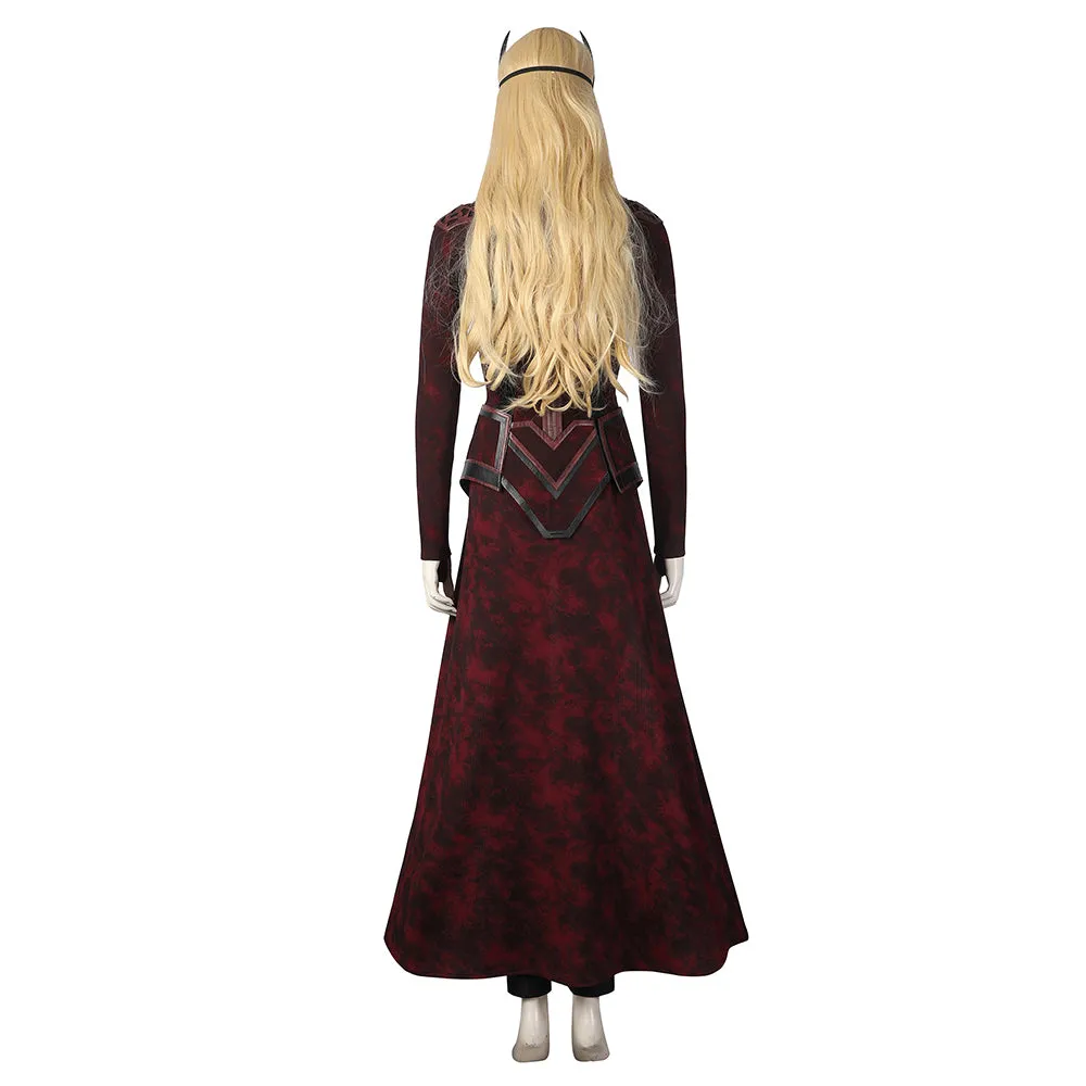 Doctor Strange in the Multiverse of Madness Scarlet Witch Wanda Cosplay Costumes Outfits Halloween Carnival Suit