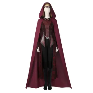 Doctor Strange in the Multiverse of Madness Scarlet Witch Wanda Cosplay Costumes Outfits Halloween Carnival Suit