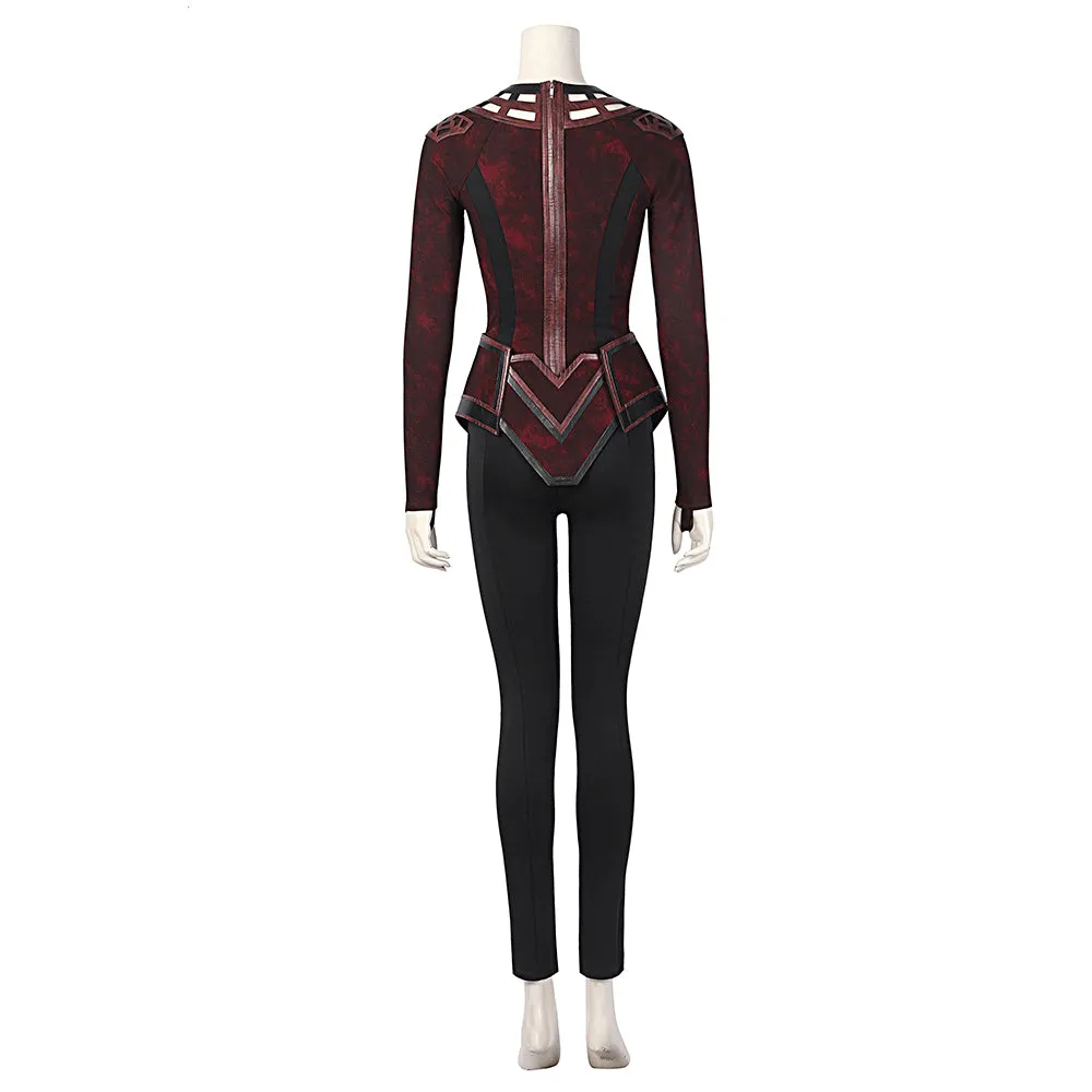 Doctor Strange in the Multiverse of Madness Scarlet Witch Wanda Cosplay Costumes Outfits Halloween Carnival Suit