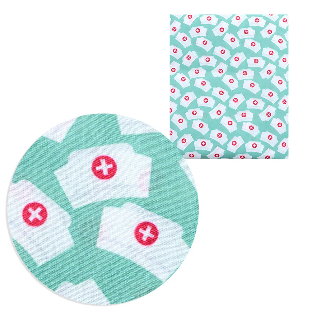 Doctor Theme Printed Fabric