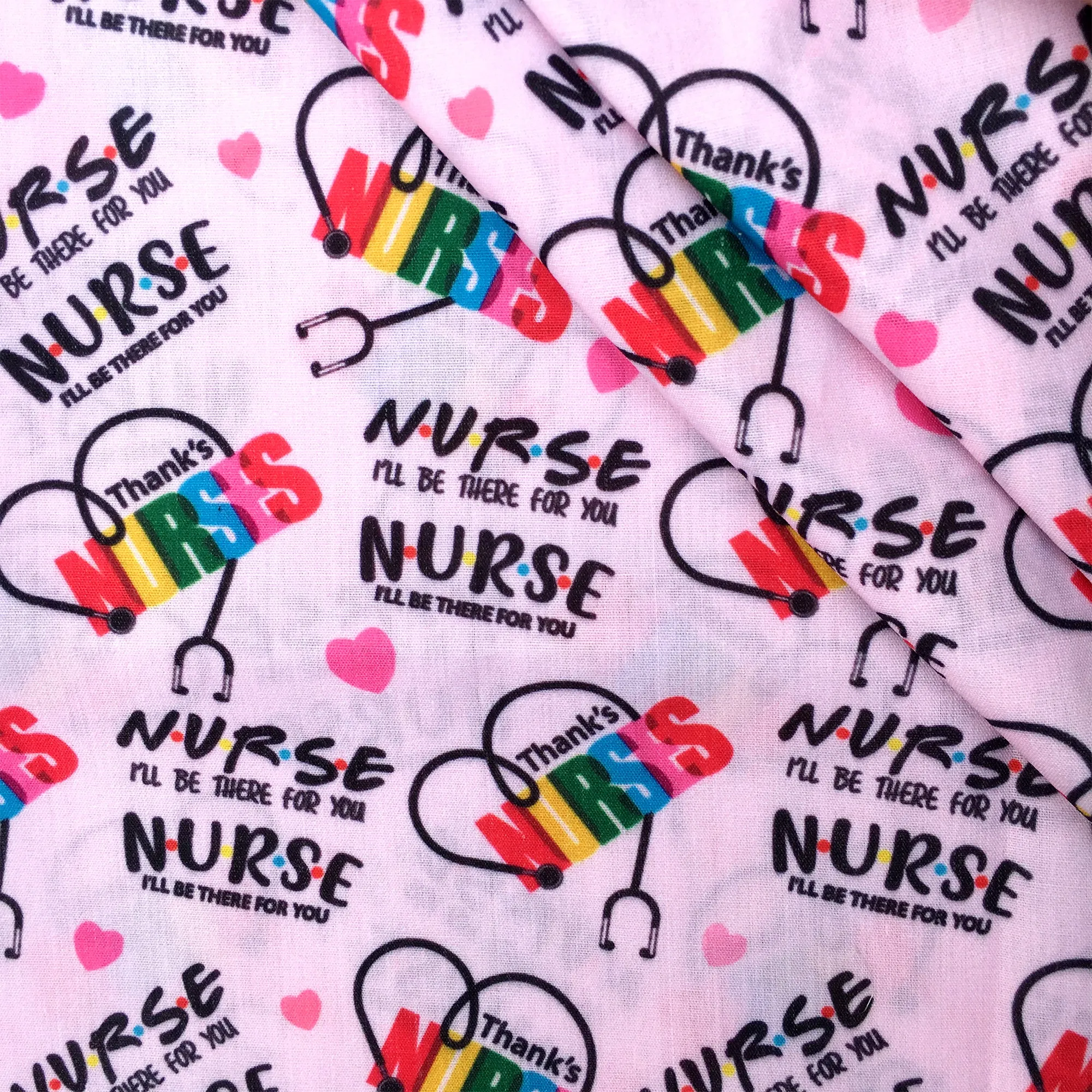 Doctor Theme Printed Fabric