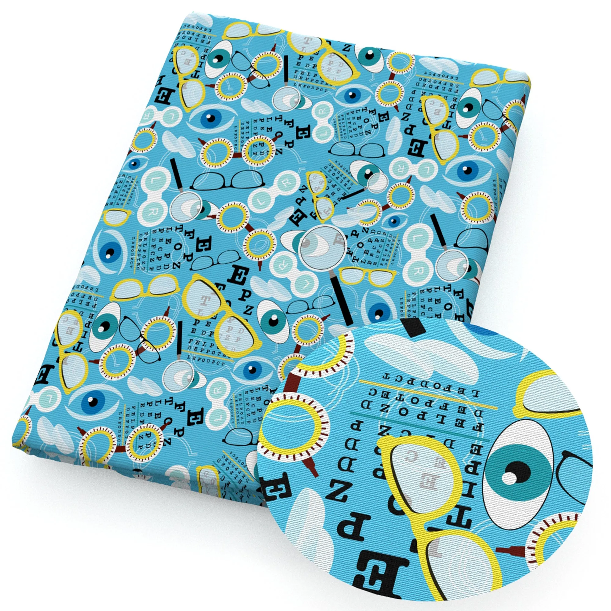 Doctor Theme Printed Fabric
