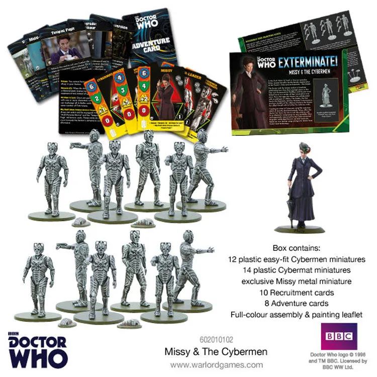Doctor Who: Exterminate! The Miniatures Game – Missy & the Cybermen