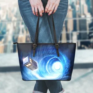 Doctor Who Leather Tote Bag