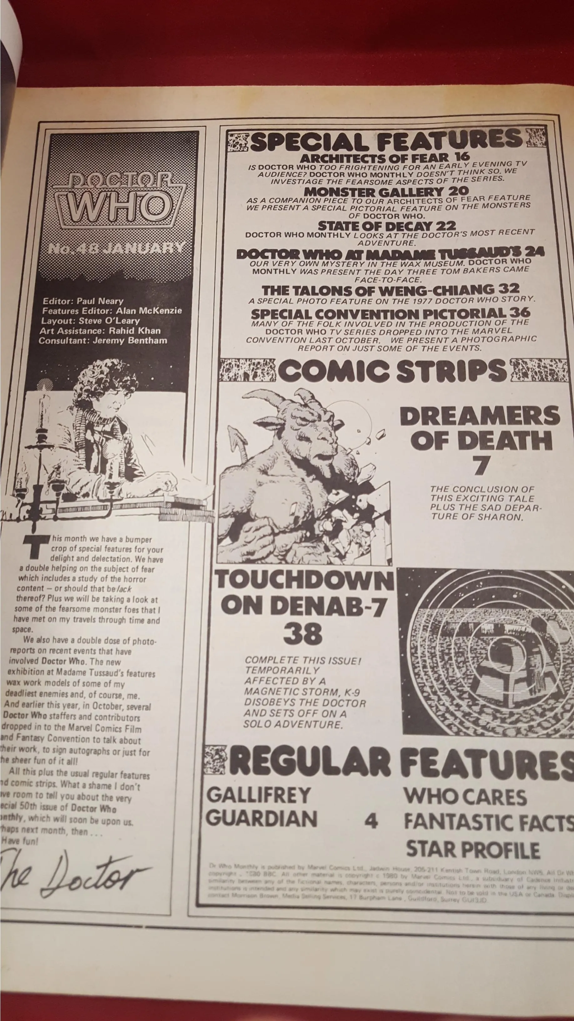 Doctor Who Monthly Number 48 January 1980