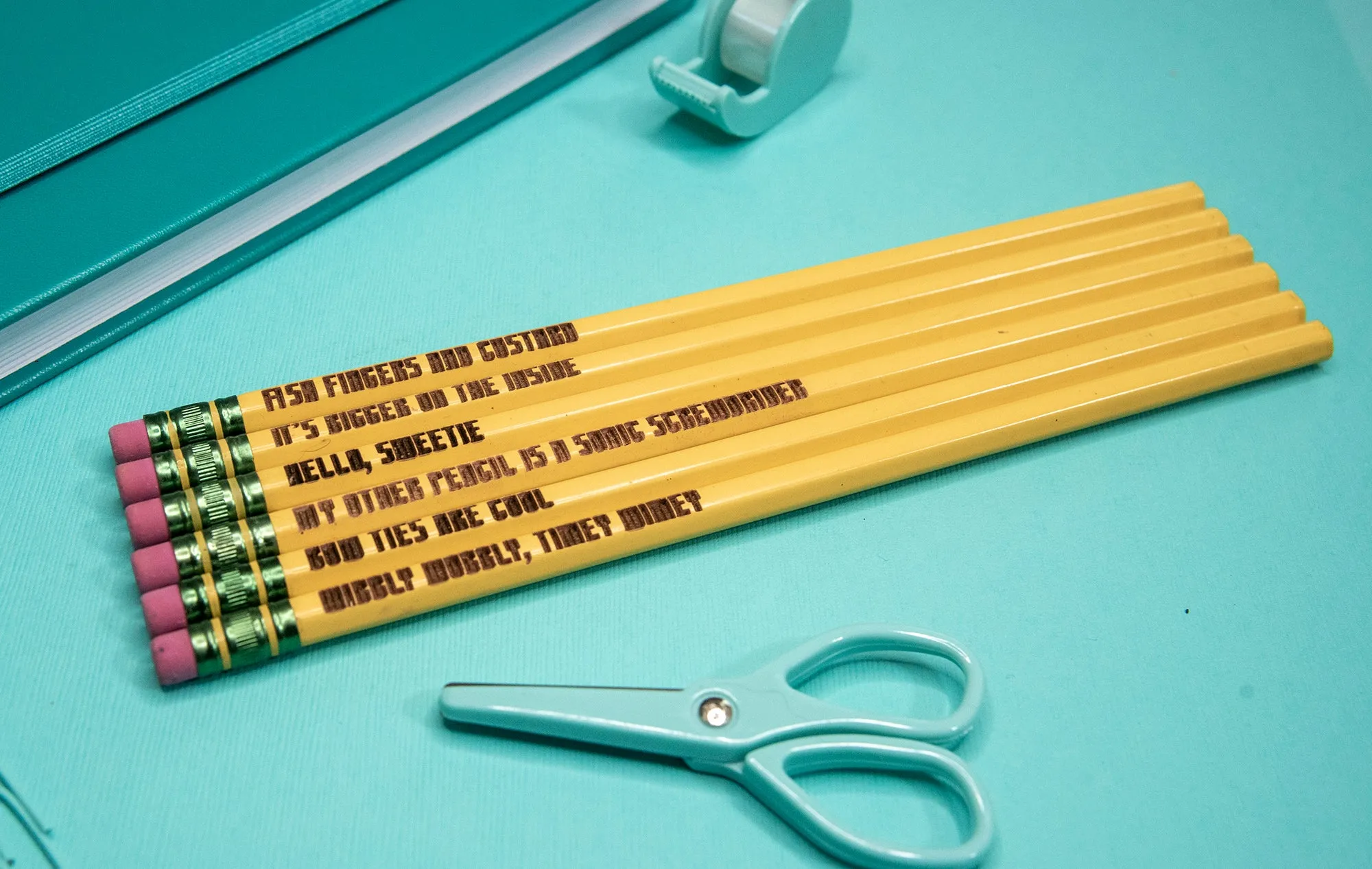 Doctor Who Phrase Pencils