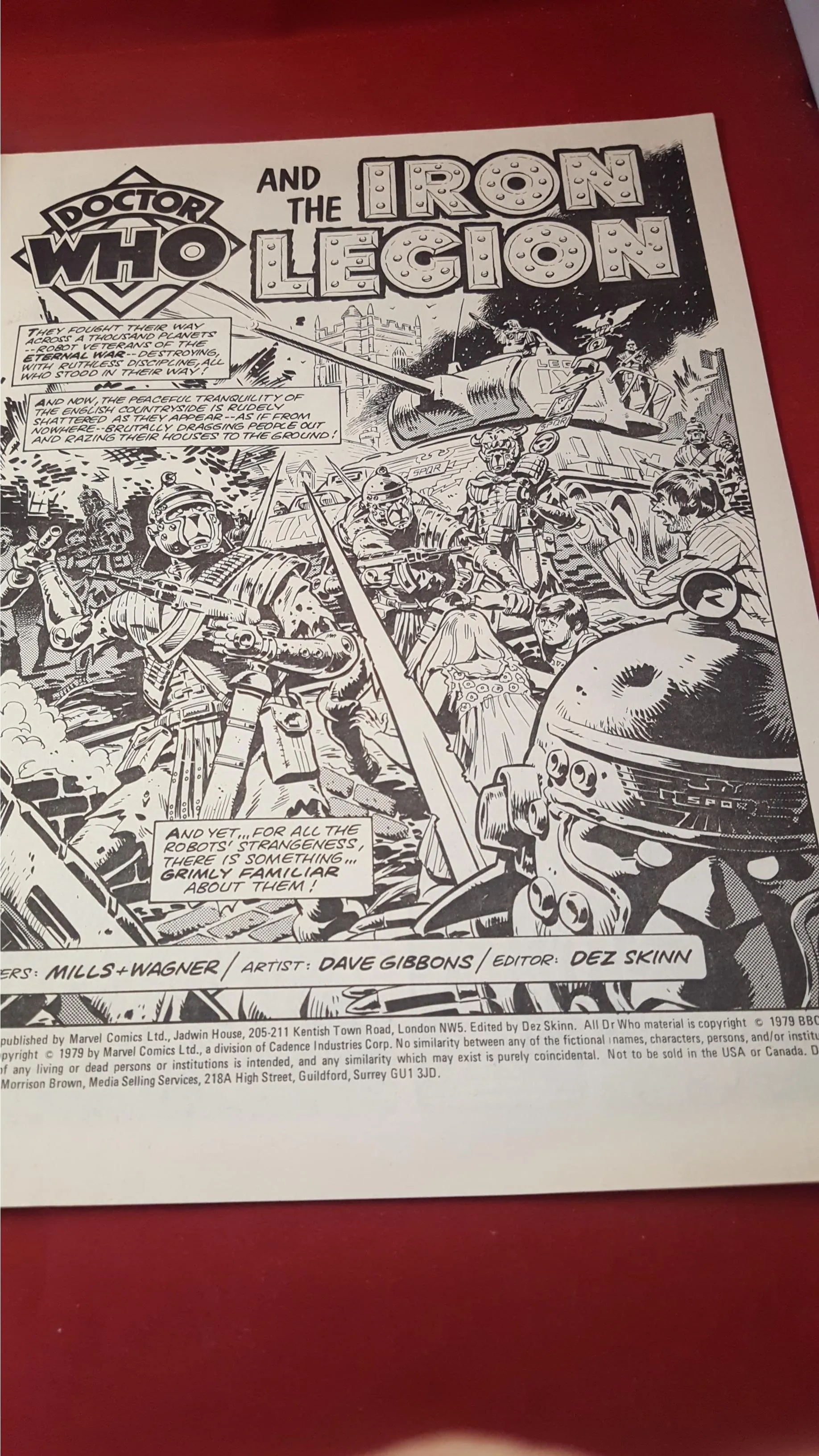 Doctor Who Weekly  Number 1  17th October 1979