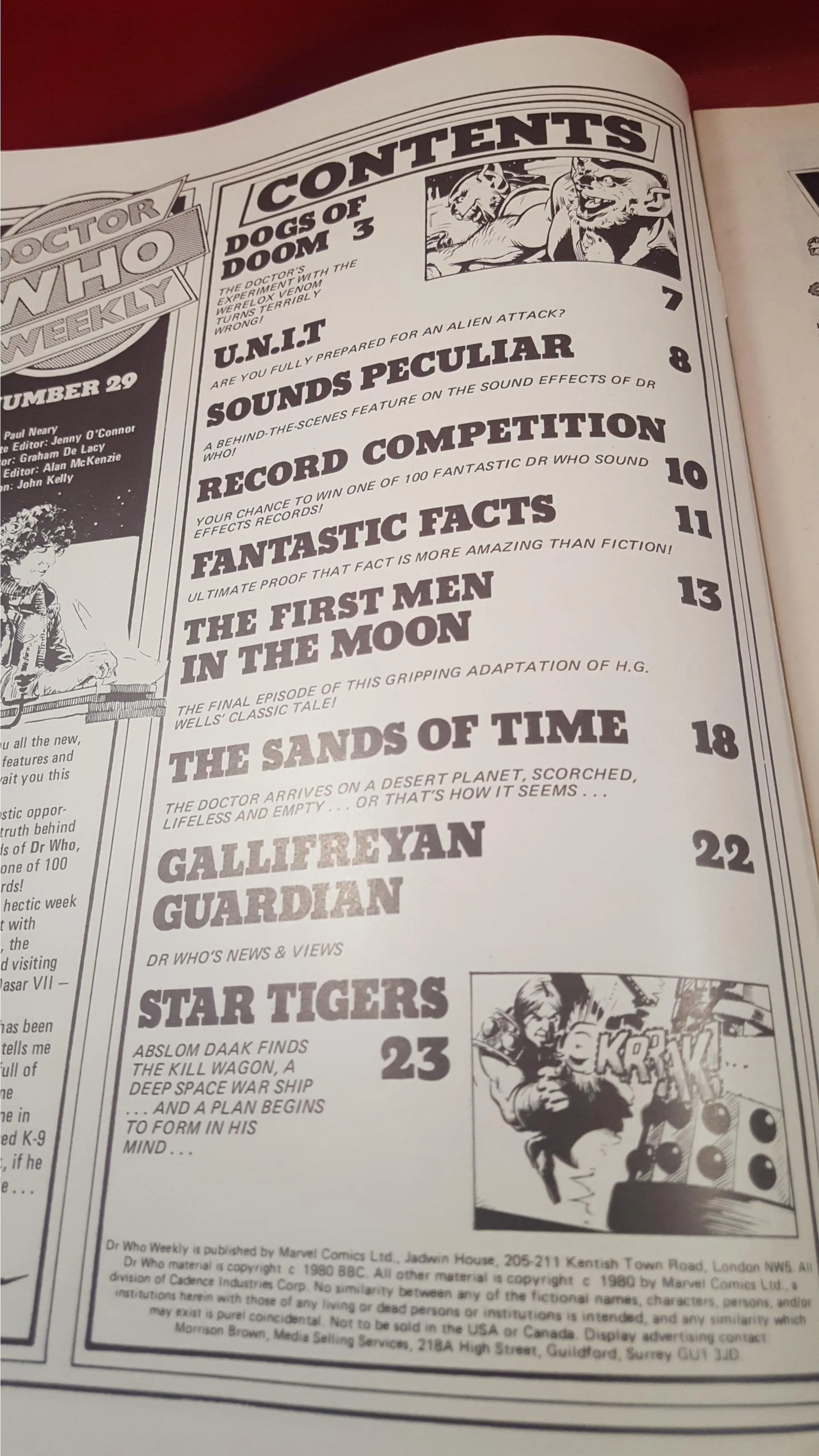 Doctor Who Weekly  Number 29  30th April 1980