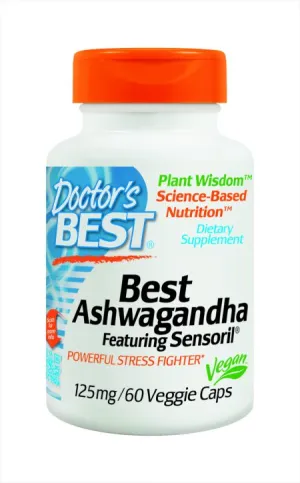 Doctor's Best Ashwagandha with Sensoril Veggie Caps 60's