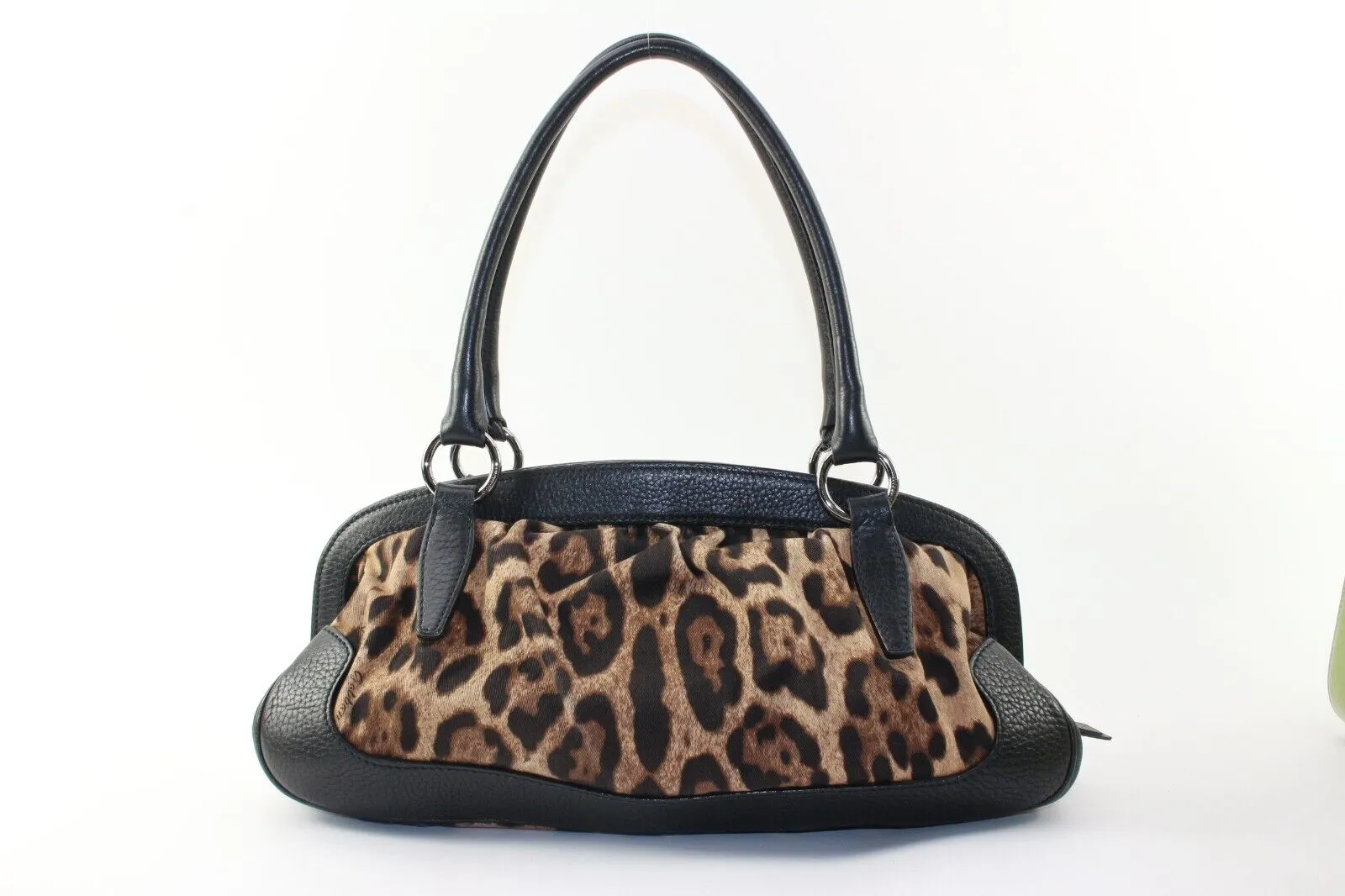 DOLCE AND GABBANA Doctor Closure Leopard Shoulder Bag 01DG1226K