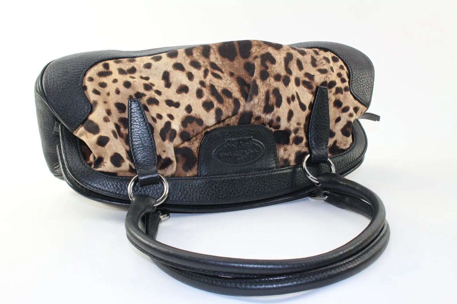 DOLCE AND GABBANA Doctor Closure Leopard Shoulder Bag 01DG1226K
