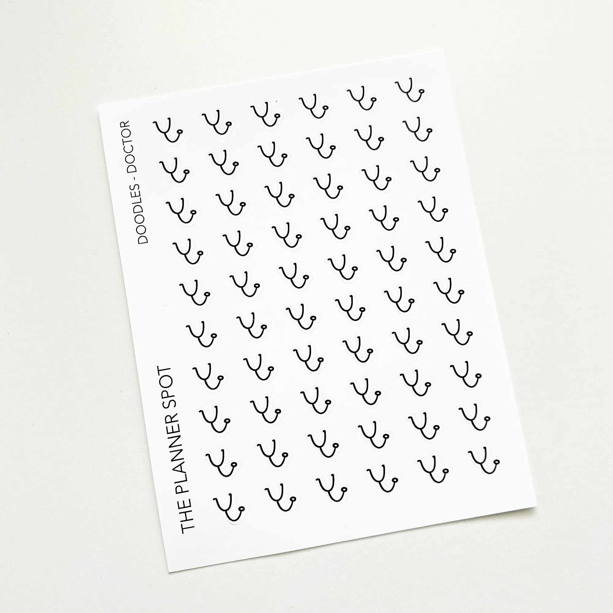 Doodle Planner Stickers - Doctor