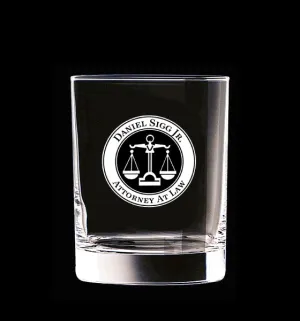 Double Old Fashioned Crystal Glasses - Set of 4 (8 oz.)- Item #2803J