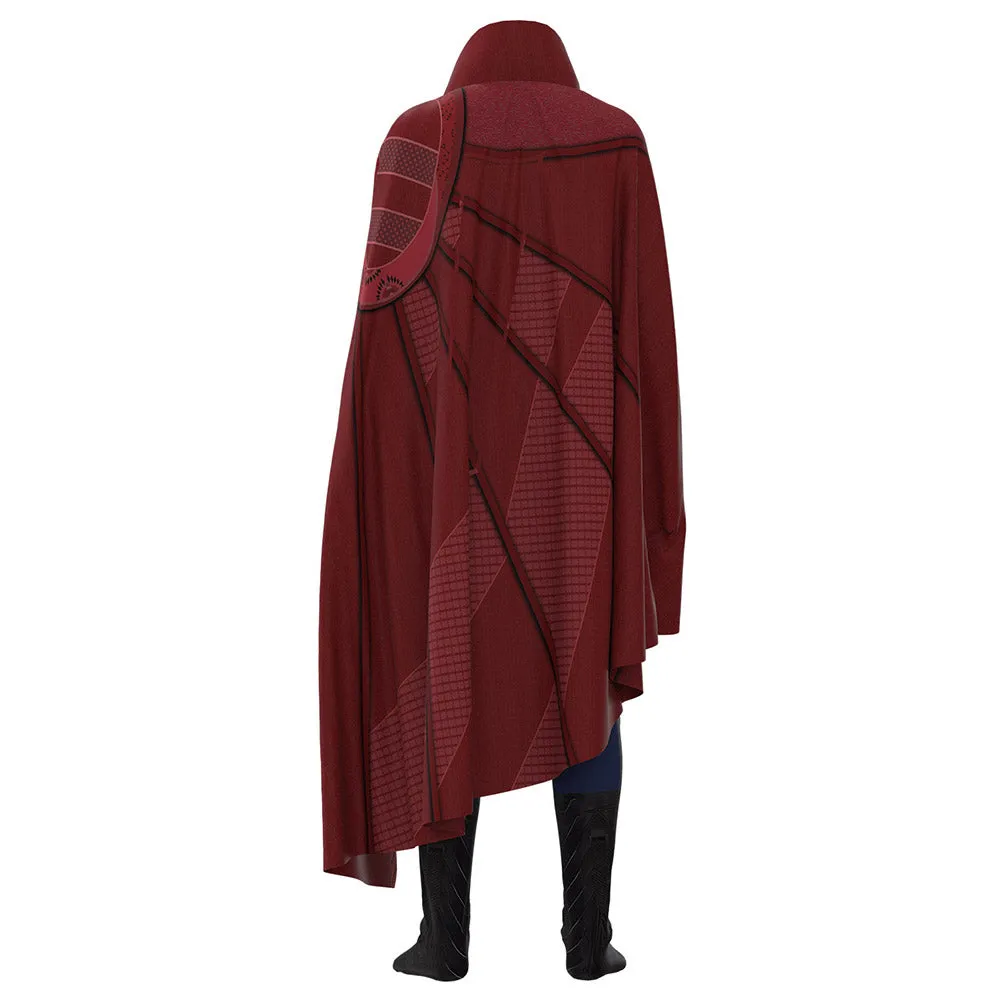 Dr Strange in the Multiverse of Madness Stephen Strange Cosplay Costume Kids Jumpsuit Cloak Outfits Halloween Carnival Suit
