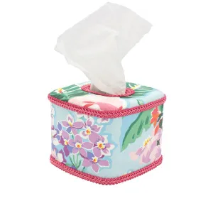 Draper Fabric Tissue Holder - Shannongrove Blue