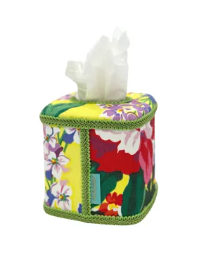 Draper Fabric Tissue Holder - Shannongrove Yellow