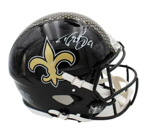 Drew Brees Signed New Orleans Saints Speed Authentic Alternate NFL Helmet