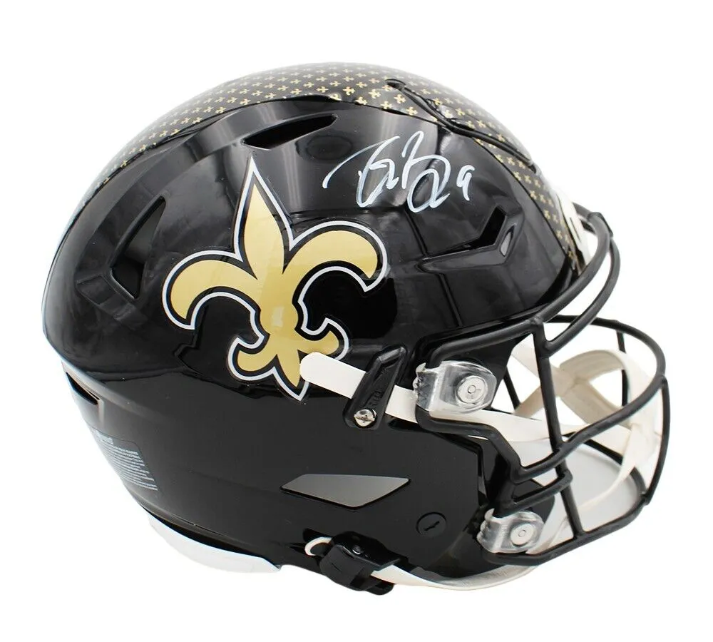 Drew Brees Signed New Orleans Saints Speed Flex Authentic Alternate NFL Helmet