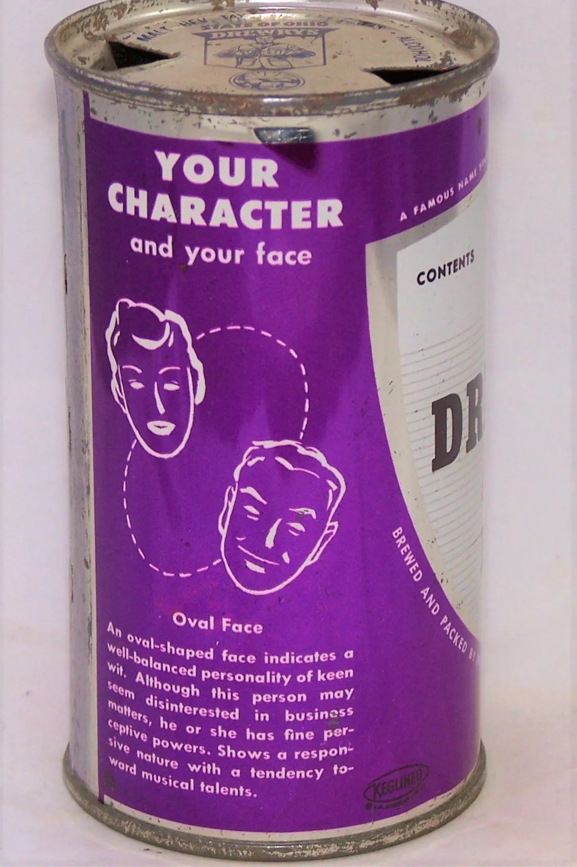 Drewrys Extra Dry (Your Character) USBC 57-01, Grade 1