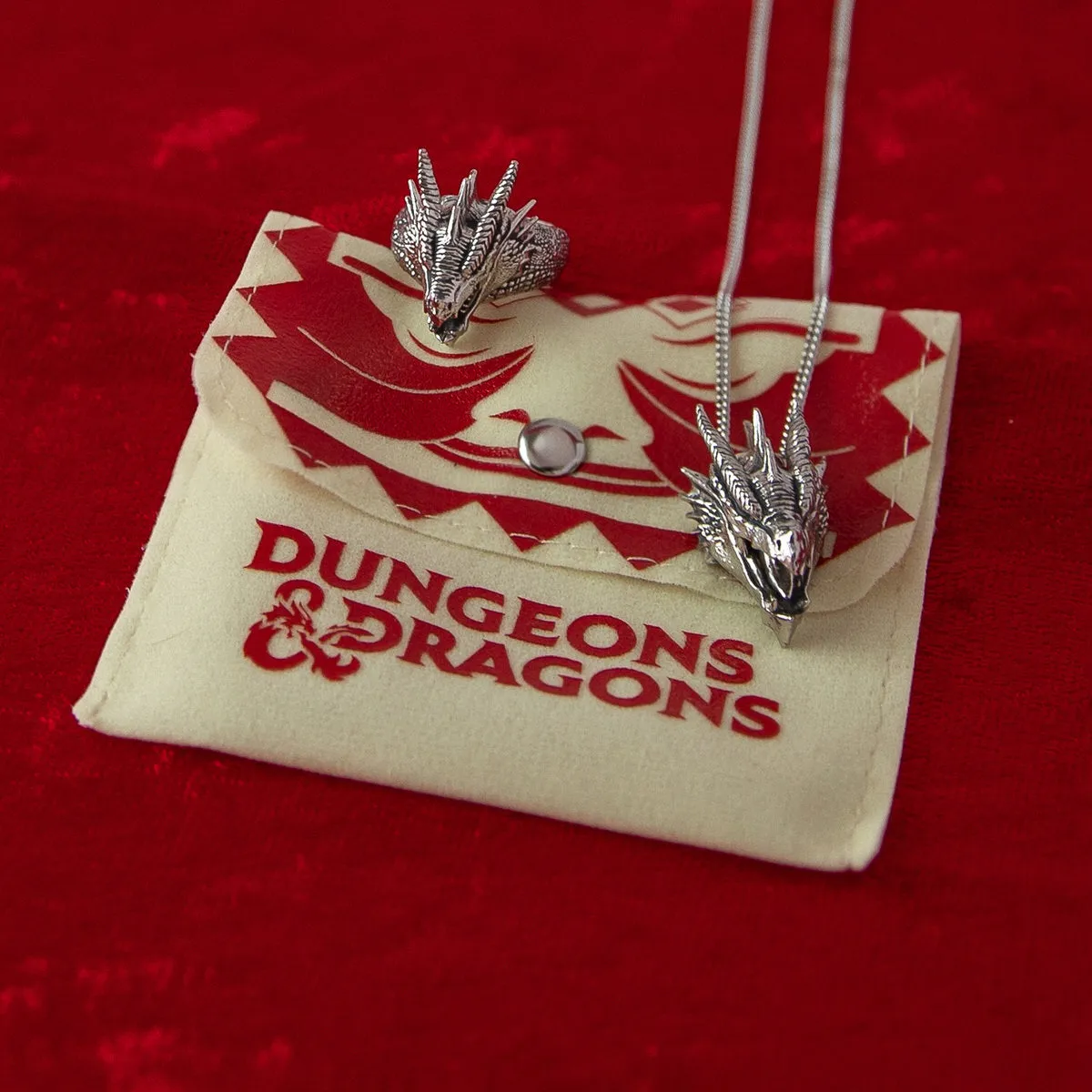 Dungeons and Dragons X RockLove Red Dragon Necklace
