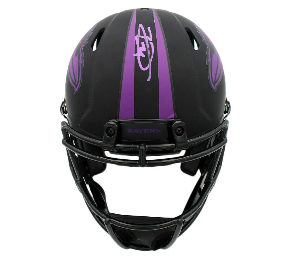 Earl Thomas Signed Baltimore Ravens Speed Authentic Eclipse NFL Helmet