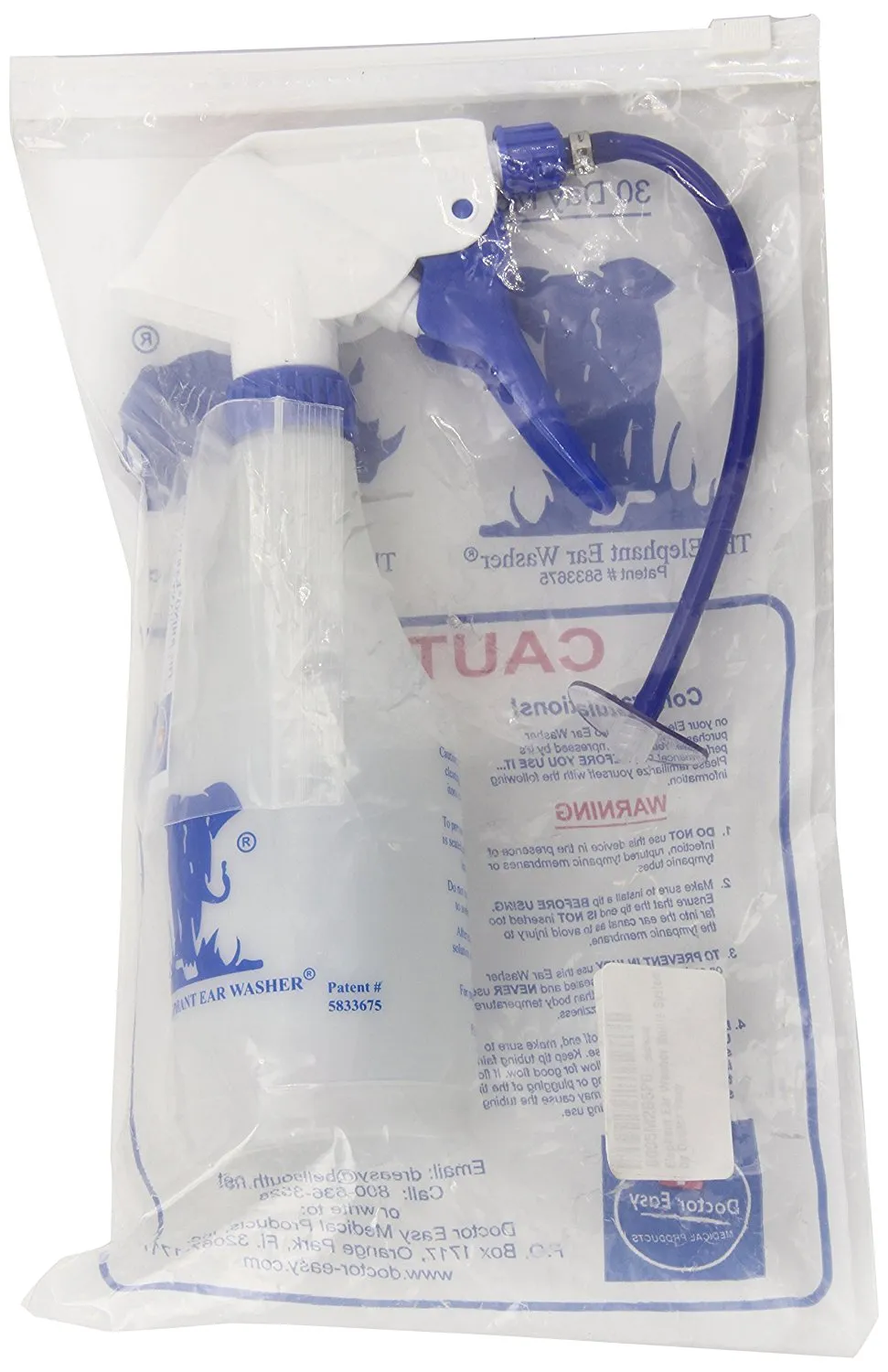 Elephant Ear Washer Bottle System by Doctor Easy