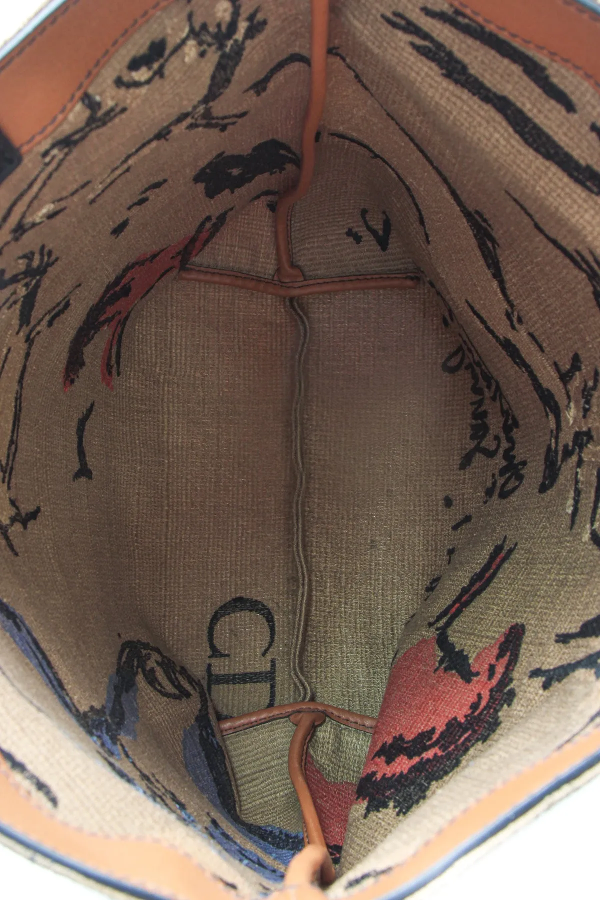 Embroidered Sauvage Tote Bag