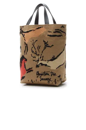 Embroidered Sauvage Tote Bag