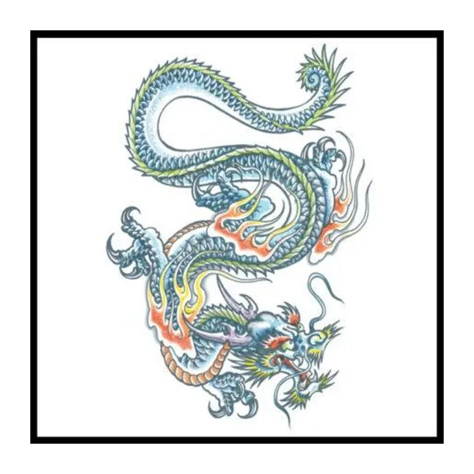 Extra Large – Dragon – Temporary Tattoo