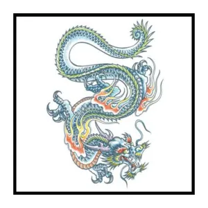 Extra Large – Dragon – Temporary Tattoo