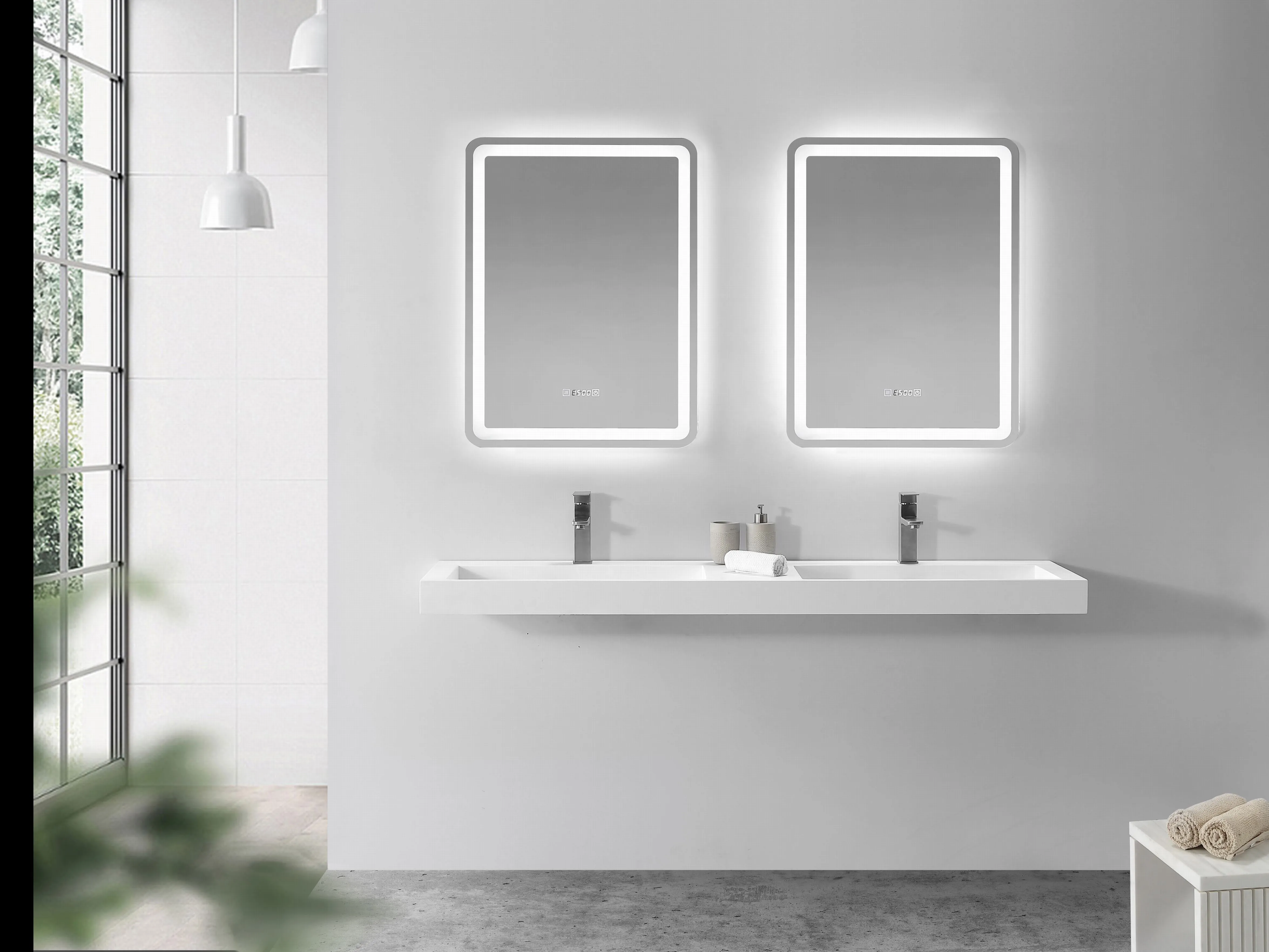 Extra Wide Wall Hung Basin - 1802mm - B1266-2