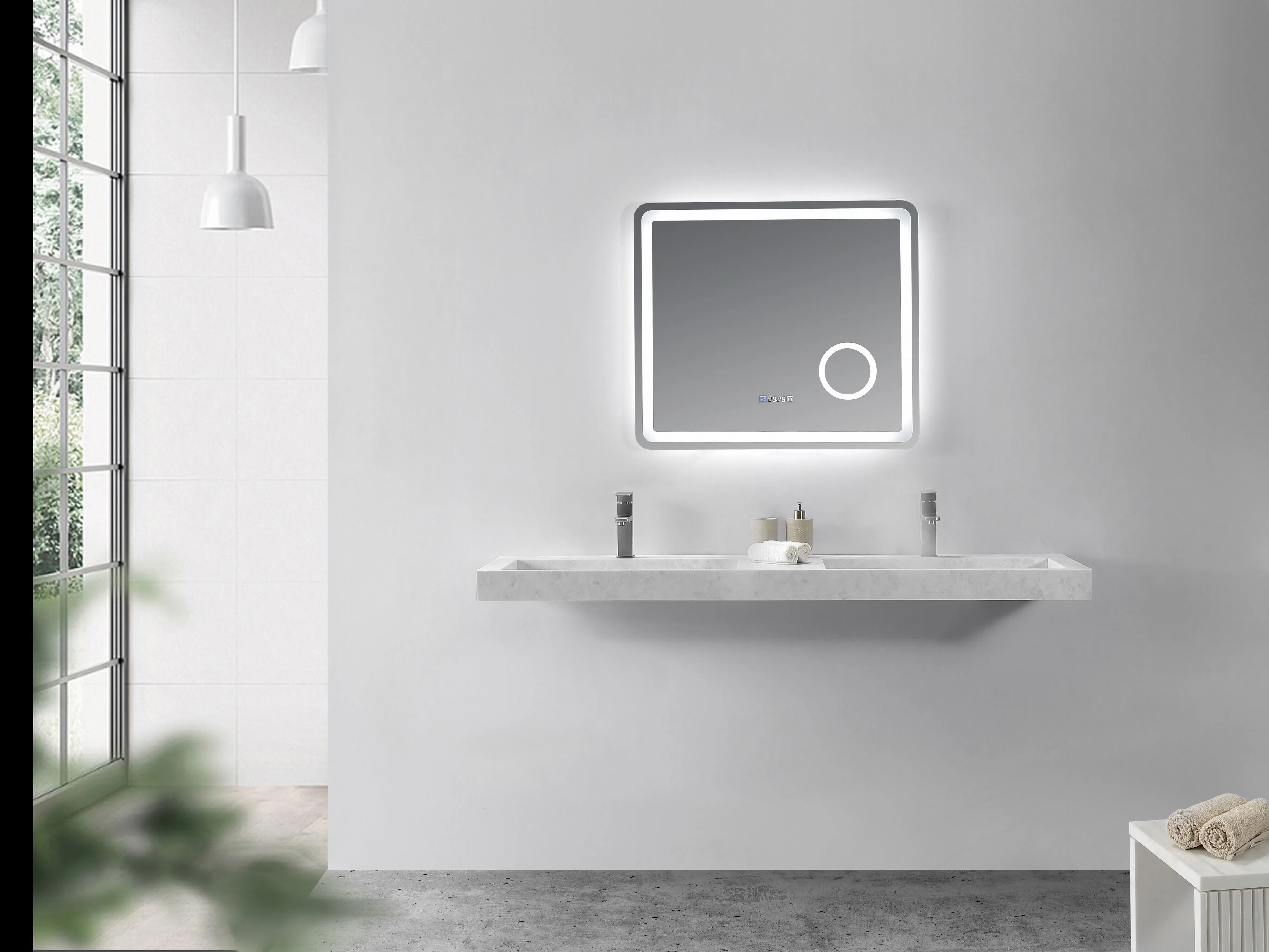 Extra Wide Wall Hung Basin - 1802mm - B1266-2