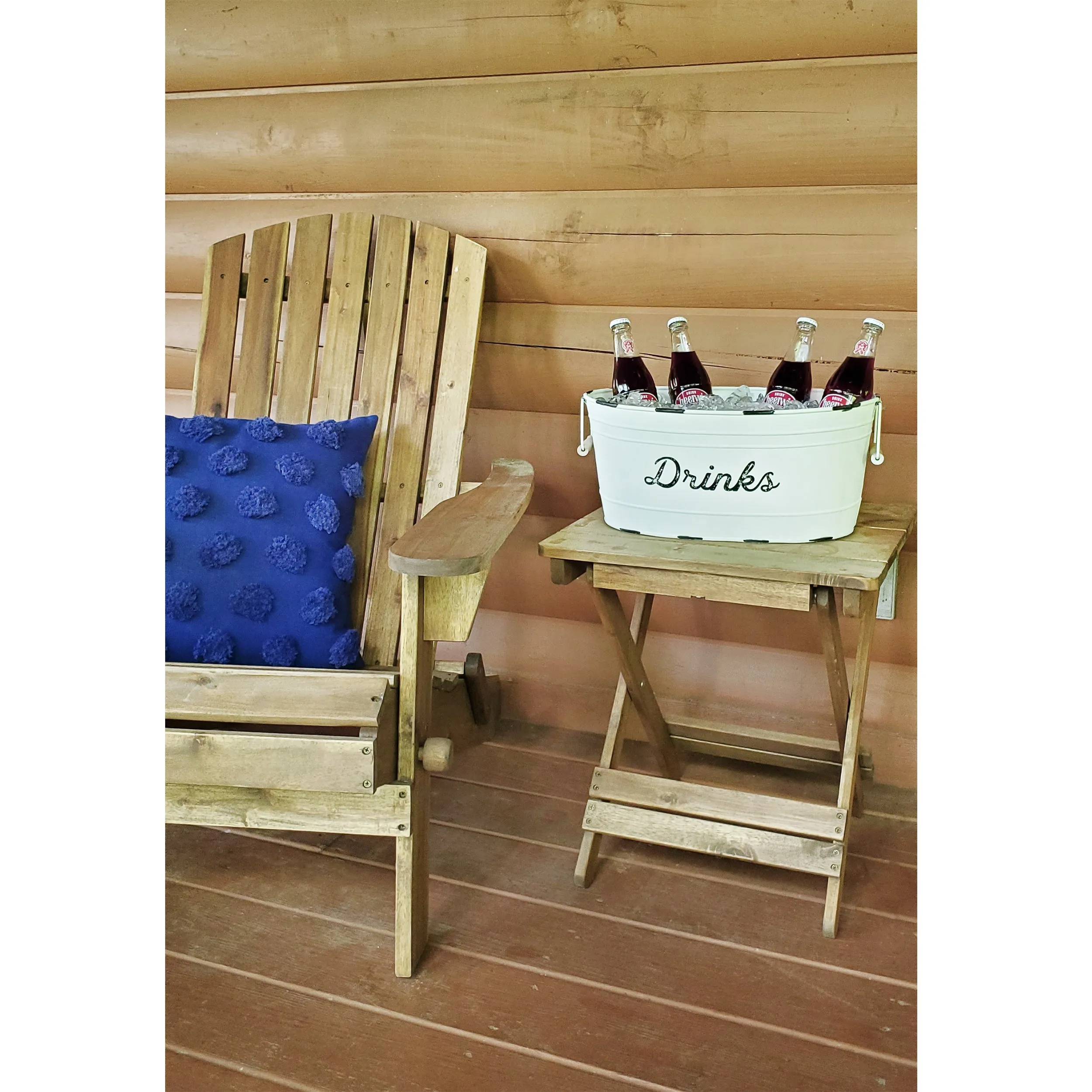 Farmhouse Enamelware Drinks Tub