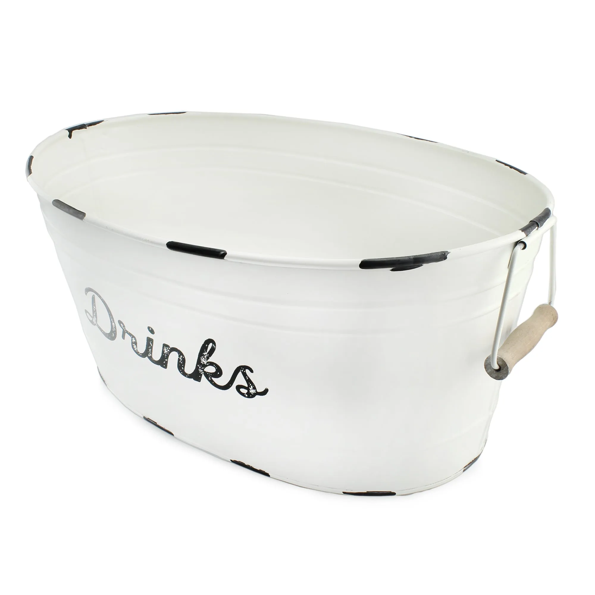 Farmhouse Enamelware Drinks Tub
