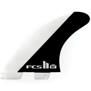 FCS II MF PC Black White Tri-Fins - Large