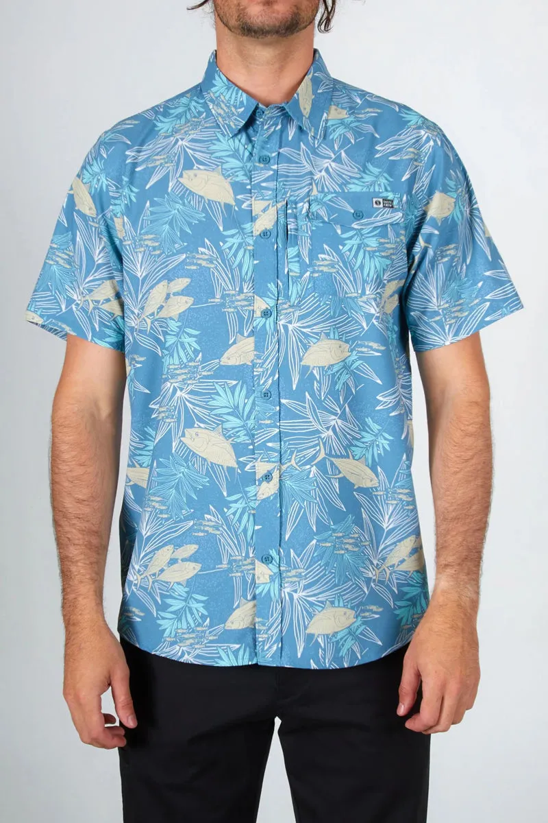 Feeding Frenzy UV S/S Woven