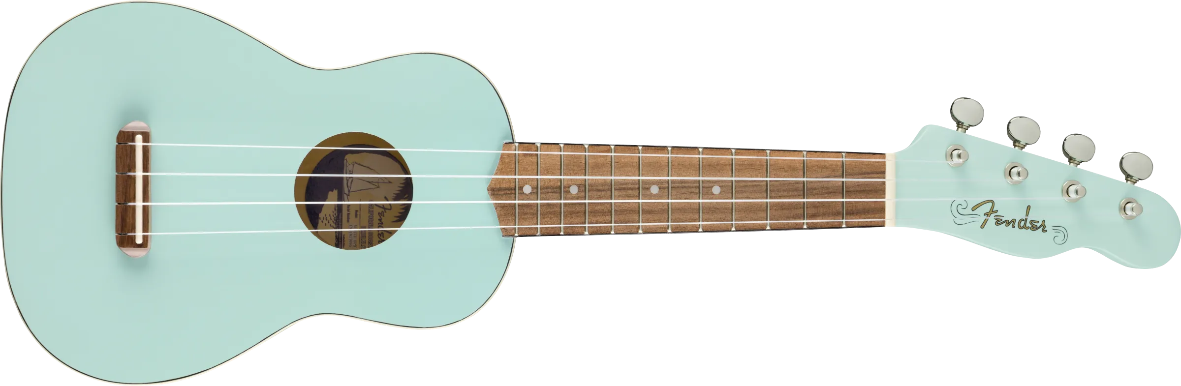 FENDER Venice Soprano Uke Walnut Fingerboard Daphne Blue