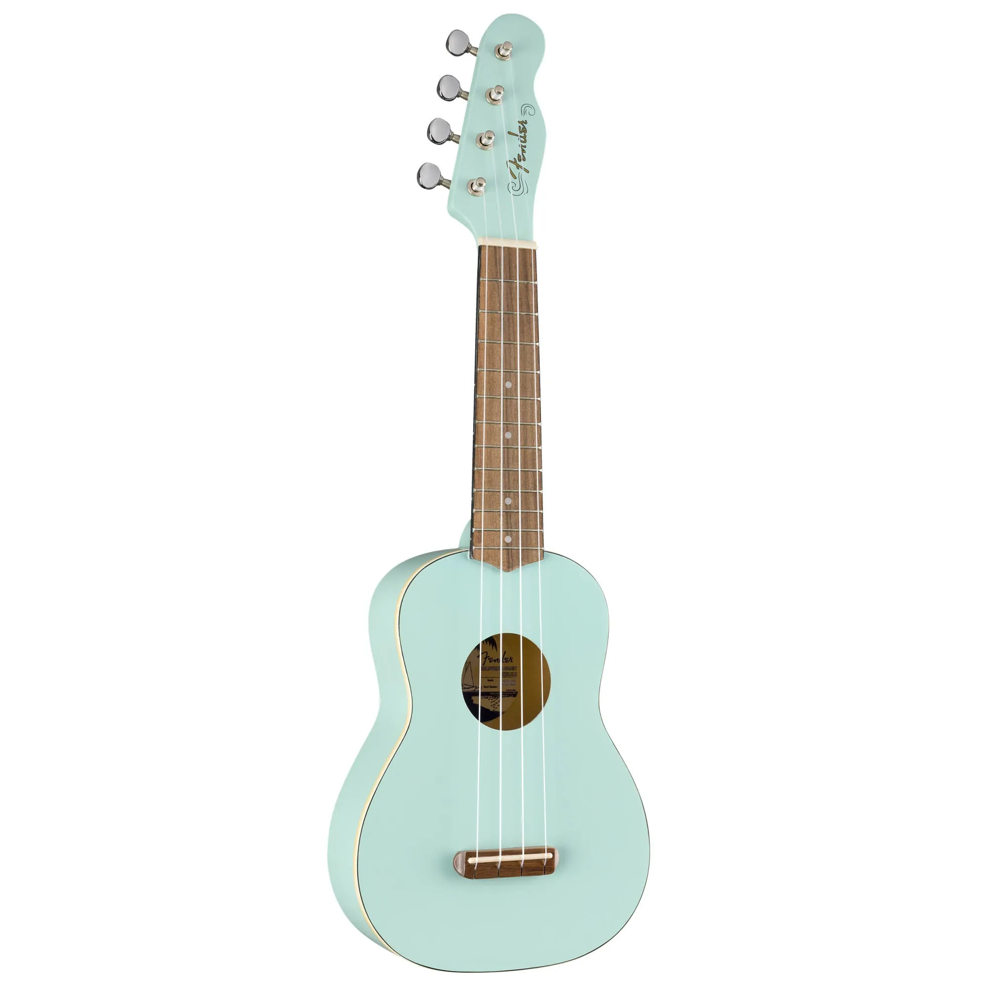 Fender Venice Soprano Ukulele - Daphne Blue
