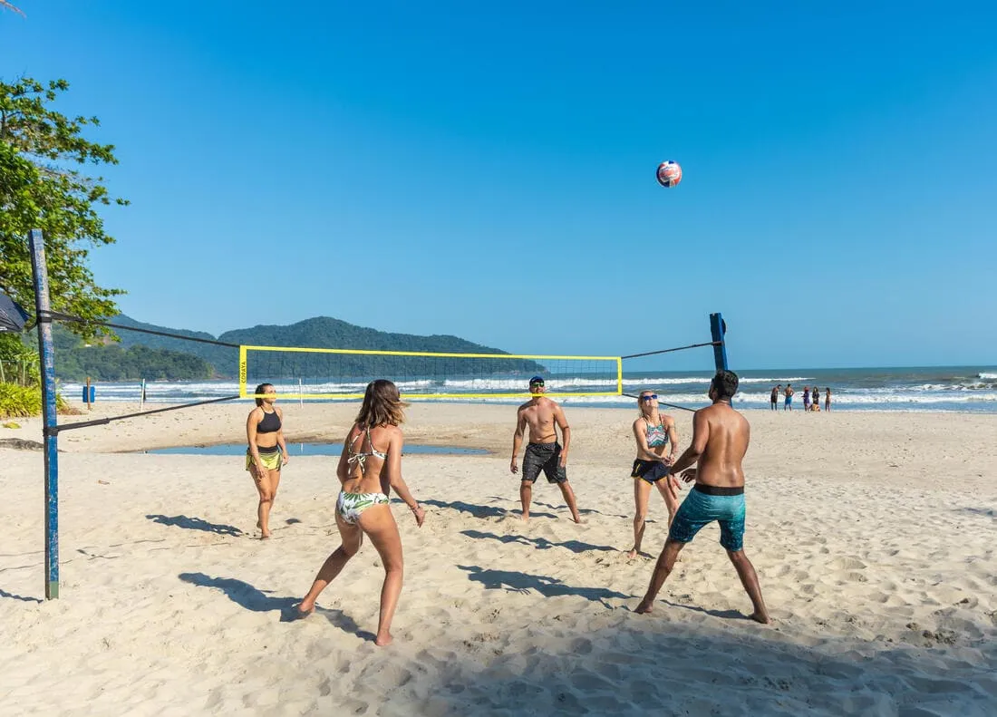 Filet de beach-volley BV100 jaune