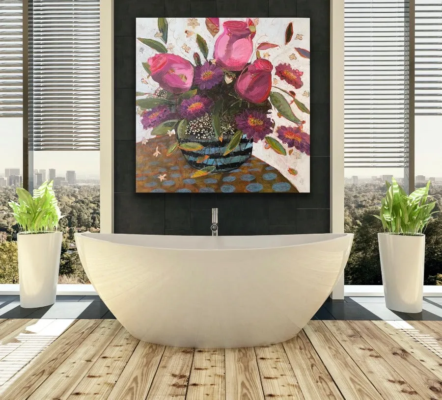 Floral Flurry 60x60