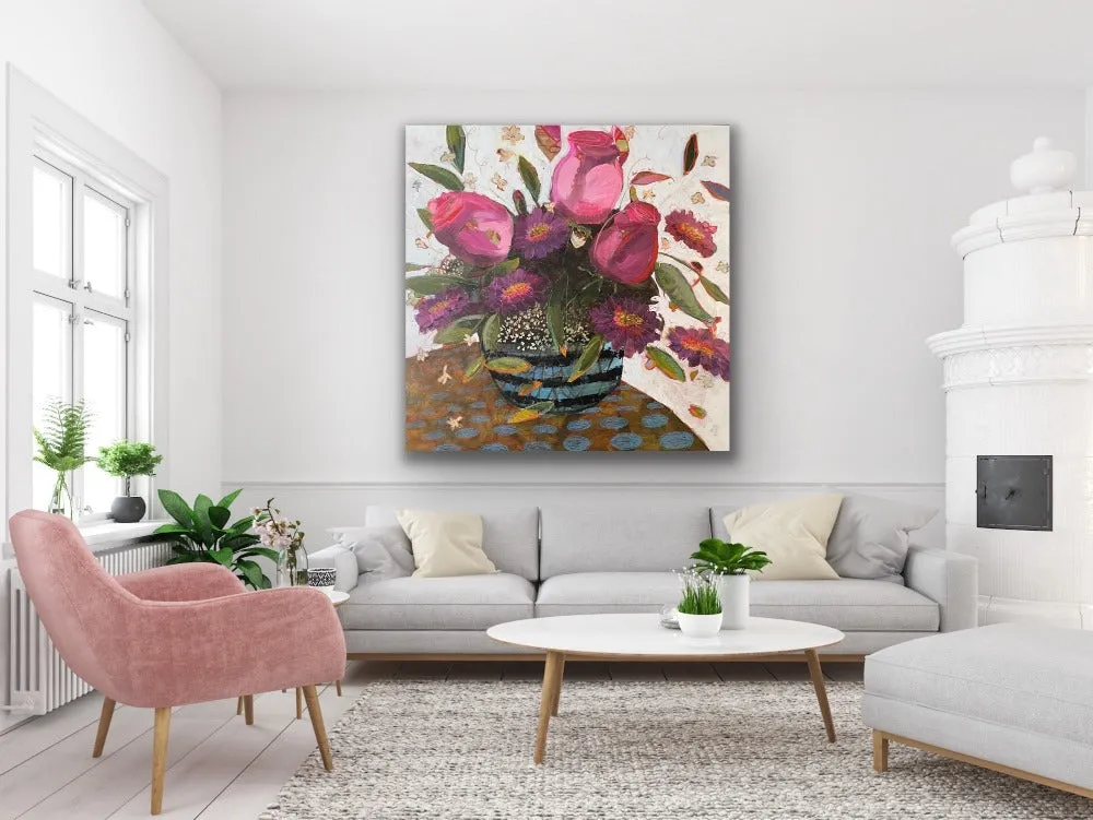 Floral Flurry 60x60