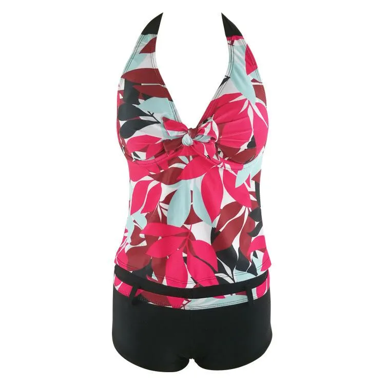 Flower Halter Tankini