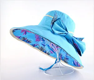 Flower Pattern Beach Hat