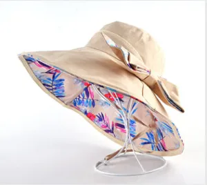 Flower Pattern Beach Hat