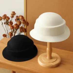 French Vintage Wool Top Hat